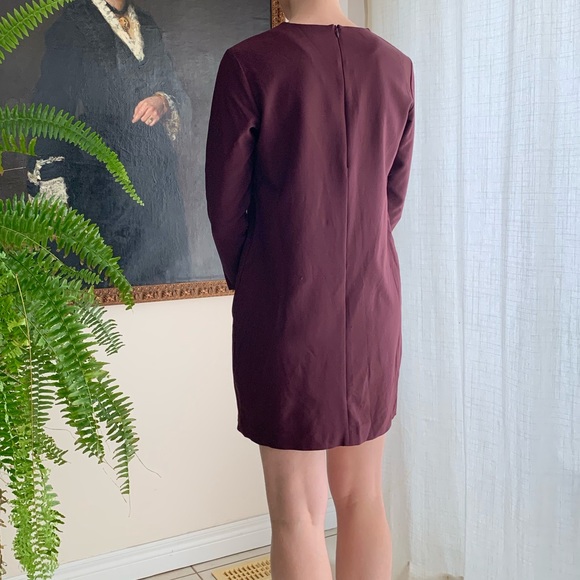 Theory Burgundy Mini dress - Picture 4 of 6